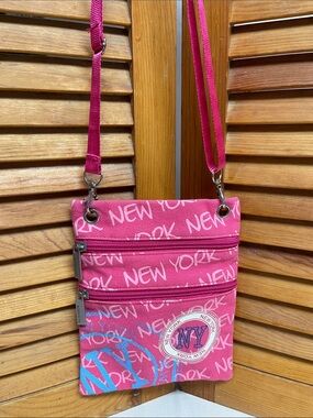New York Pink Crossbody Bag